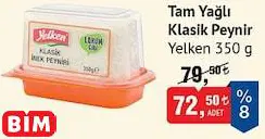 YELKEN TAM YAĞLI KLASİK PEYNİR 350 G